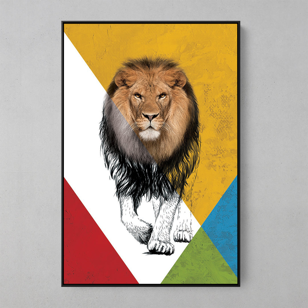 Lion Wall Art Canvas Decoration