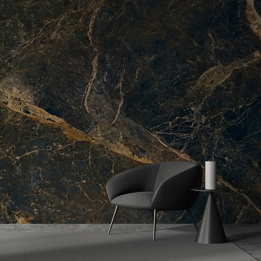 Luxurious Dark Marble Wallpaper Elegance and Sophistication