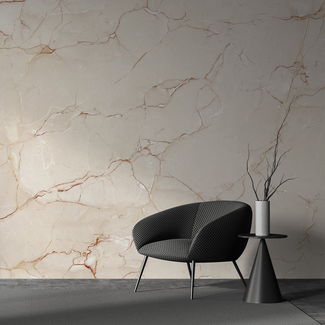 Sublime Sophistication Marble Wallpaper Delicate