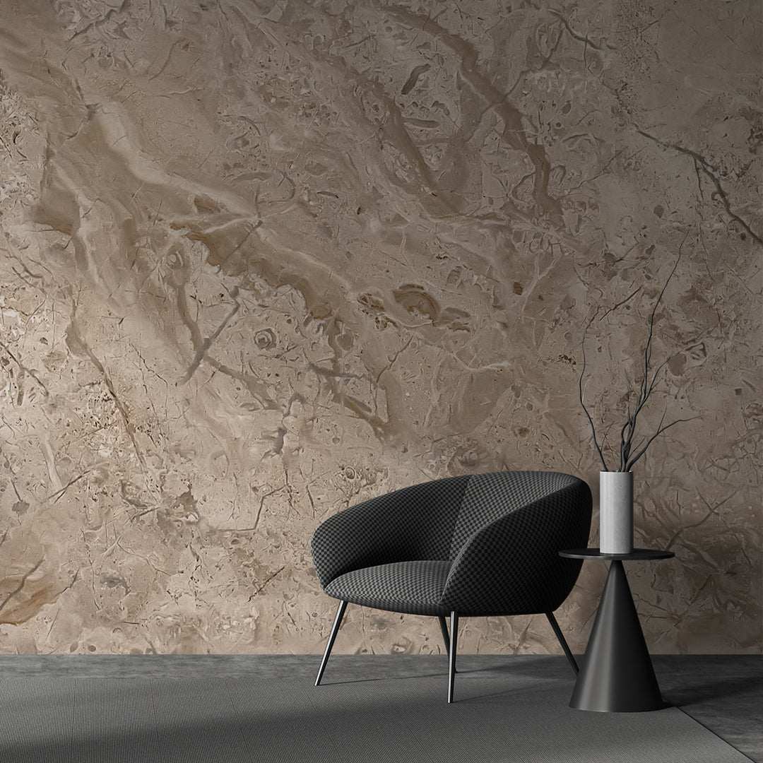 Rustic Elegance Marble Wallpaper with Natural Textures