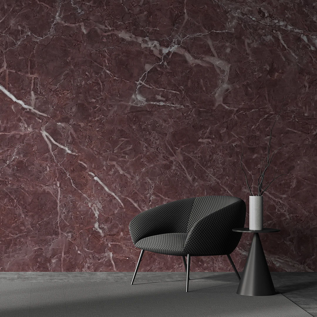 Modern Violet Marble Wallpaper