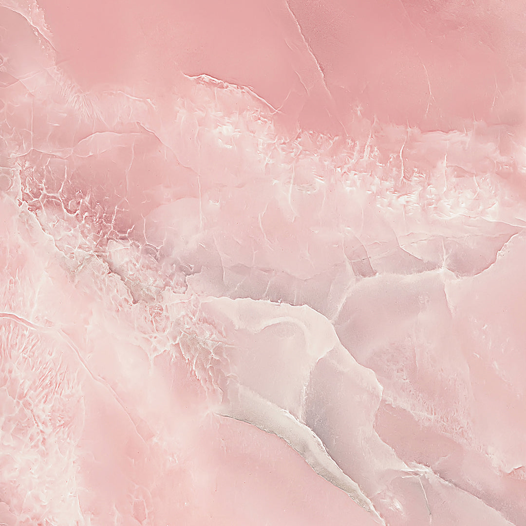 Enchanting Blush Pink & Withe Marble Wallpaper